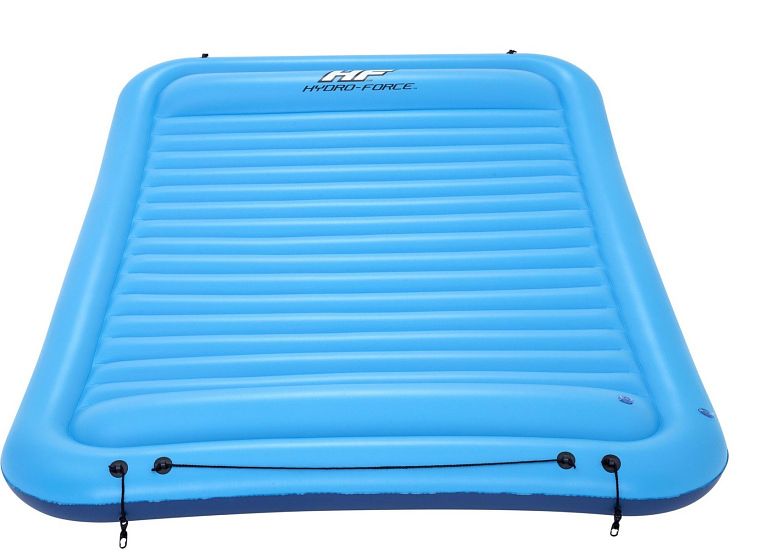 Foto van Bestway hydro force sun soaker drijvend platform blauw