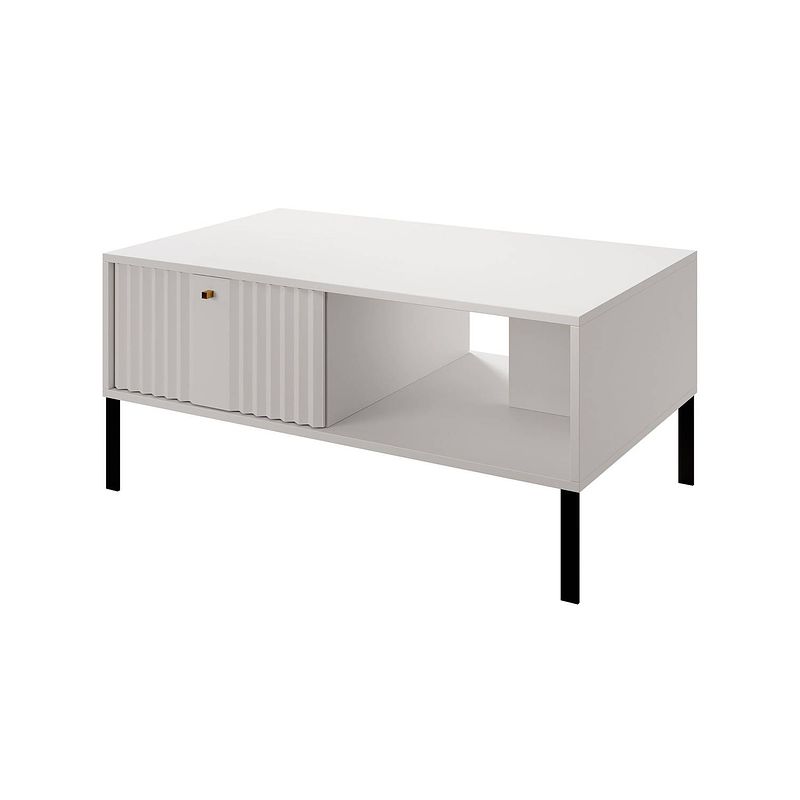 Foto van Meubella salontafel kaylan - wit - 100 cm