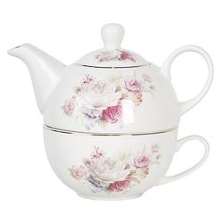 Foto van Clayre & eef tea for one 17*11*14 cm / 400 ml / 250 ml meerkleurig