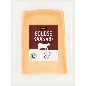 Foto van Jumbo goudse kaas oud 48+ stuk 450g