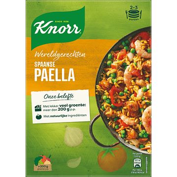 Foto van 1+1 gratis | knorr maaltijdpakket spaanse paella 198g aanbieding bij jumbo