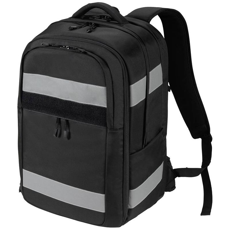 Foto van Dicota laptoprugzak reflective 32-38 liter geschikt voor max. (laptop): 43,9 cm (17,3) zwart