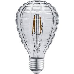 Foto van Led lamp - filament - trion topus - 4w - e27 fitting - warm wit 3000k - rookkleur - glas