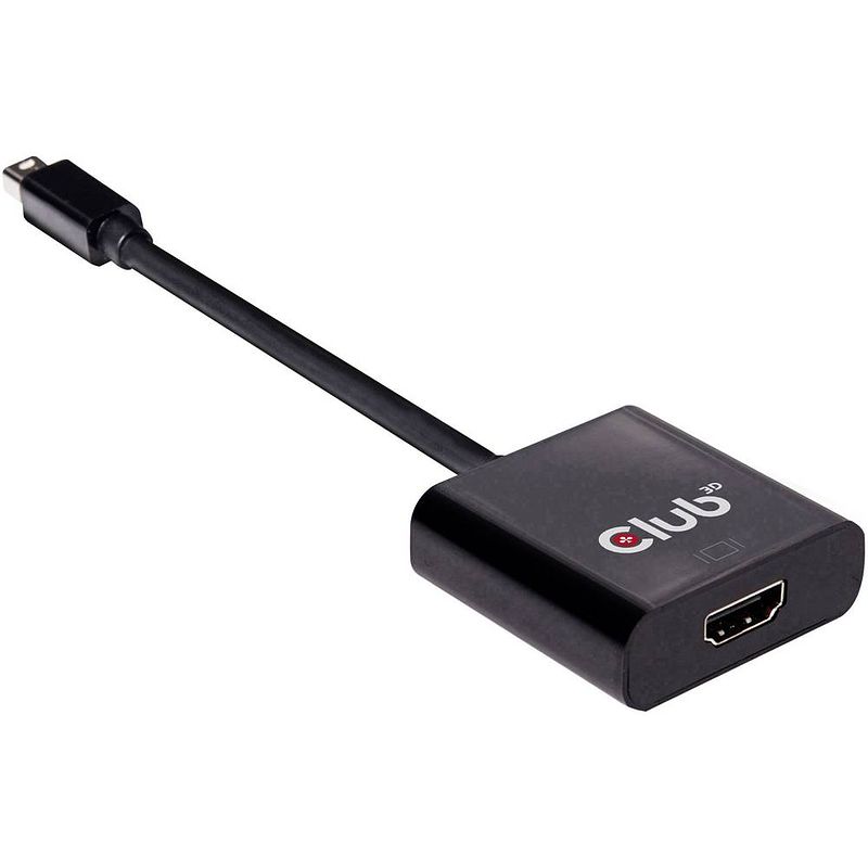 Foto van Club3d cac-2170 mini-displayport adapter [1x mini-displayport stekker - 1x hdmi-bus] zwart