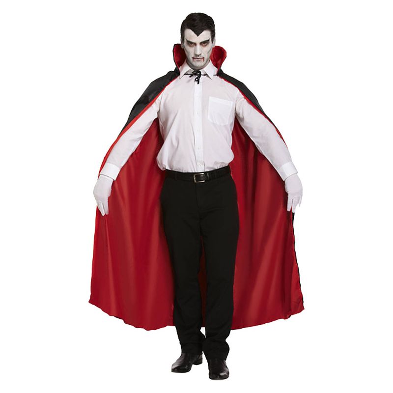 Foto van Halloween verkleed cape - voor volwassenen - rood - halloween kostuums - verkleedattributen