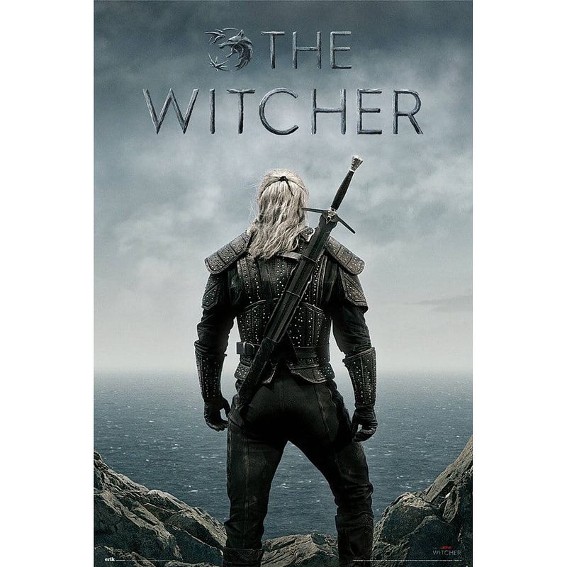 Foto van Grupo erik the witcher backwards poster 61x91,5cm