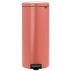 Foto van Brabantia newicon pedaalemmer 30 liter met kunststof binnenemmer - terracotta pink