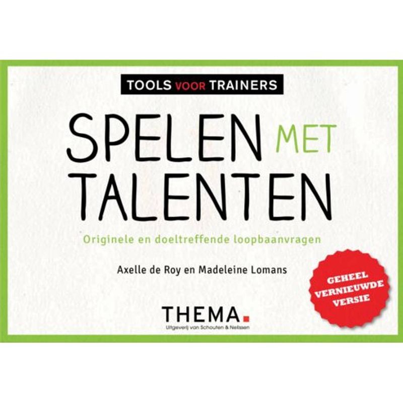 Foto van Spelen met talenten - tools voor trainers