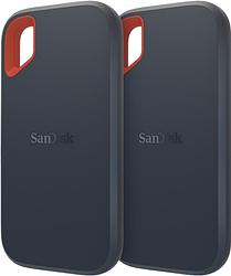 Foto van Sandisk extreme portable ssd 2tb v2 - duo pack