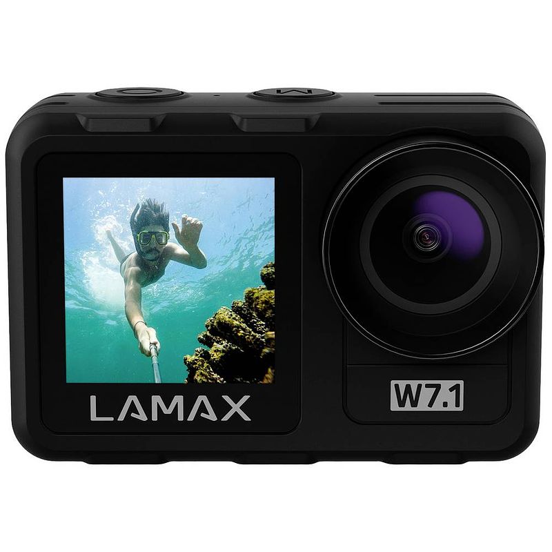 Foto van Lamax w7.1, 4k actioncam 2.7k, 4k, wifi, stofdicht, waterdicht, full-hd, incl. statief