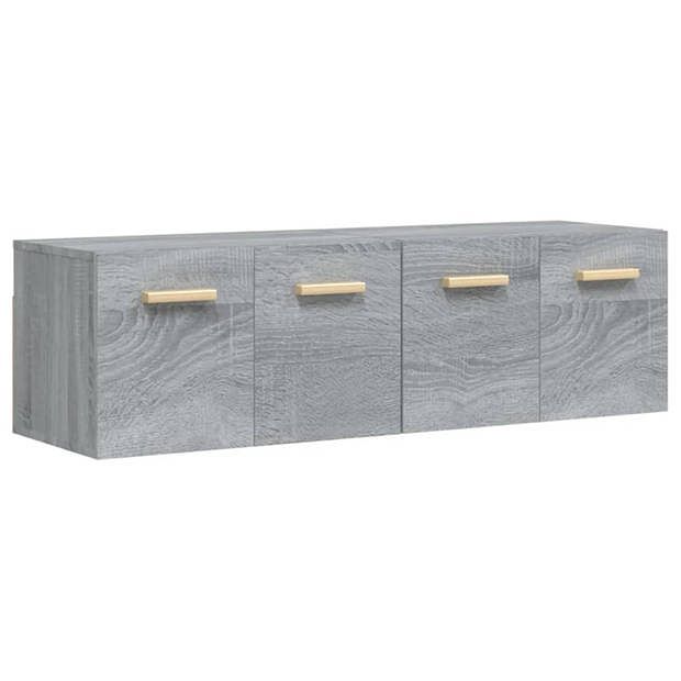 Foto van Vidaxl wandkasten 2 st 60x36,5x35cm bewerkt hout grijs sonoma