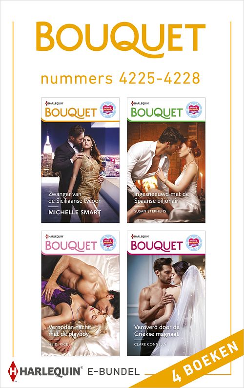 Foto van Bouquet e-bundel nummers 4225 - 4228 - clare connelly - ebook (9789402549805)