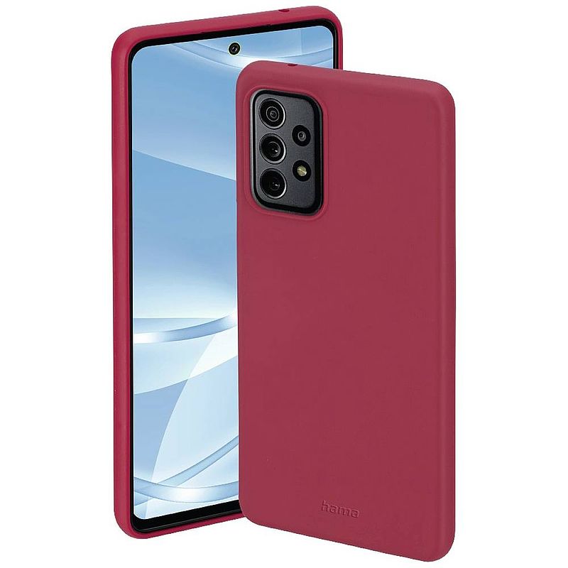 Foto van Hama finest feel cover samsung galaxy a73 rood