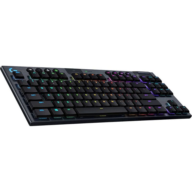 Foto van Logitech gaming g915 linear gaming-toetsenbord draadloos qwerty, us-engels zwart