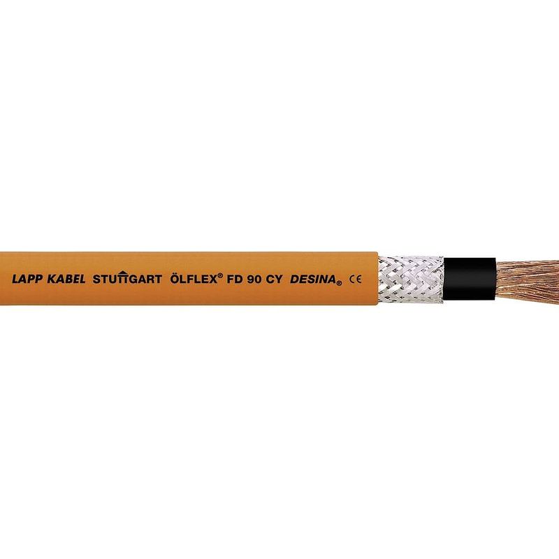 Foto van Lapp 26653-500 geleiderkettingkabel ölflex® fd 90 cy 1 x 16 mm² oranje 500 m