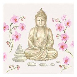 Foto van 40x boeddha servetten 33 x 33 cm - feestservetten