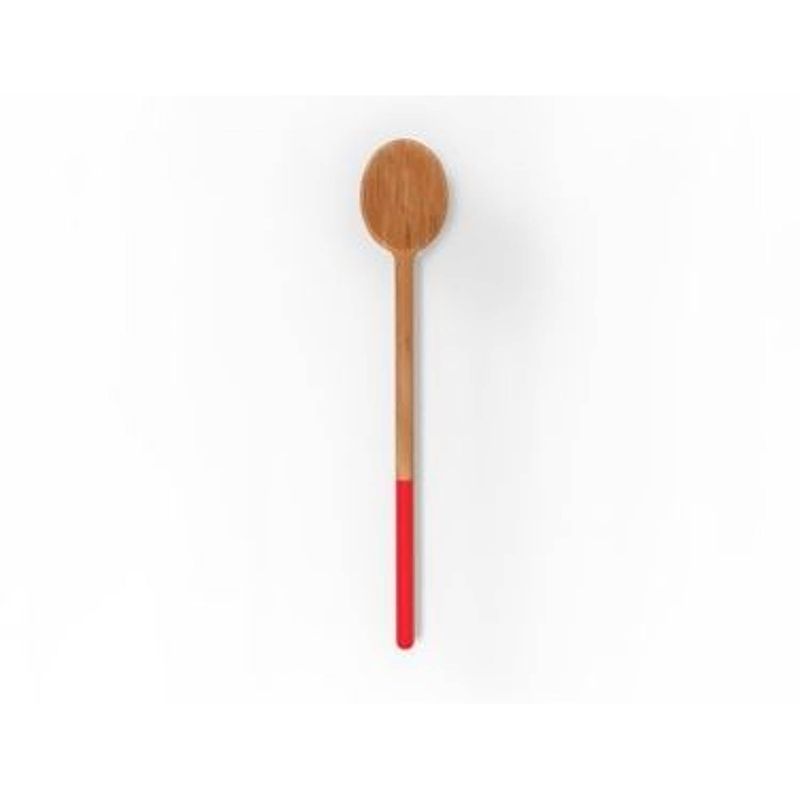 Foto van Pebbly - roerlepel, bamboe, rood, 38 cm - pebbly