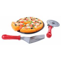 Foto van Johntoy home and kitchen speelset pizza 9-delig