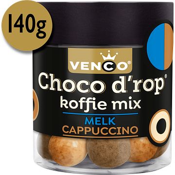 Foto van Venco choco d'srop melk cappuccino 140g bij jumbo