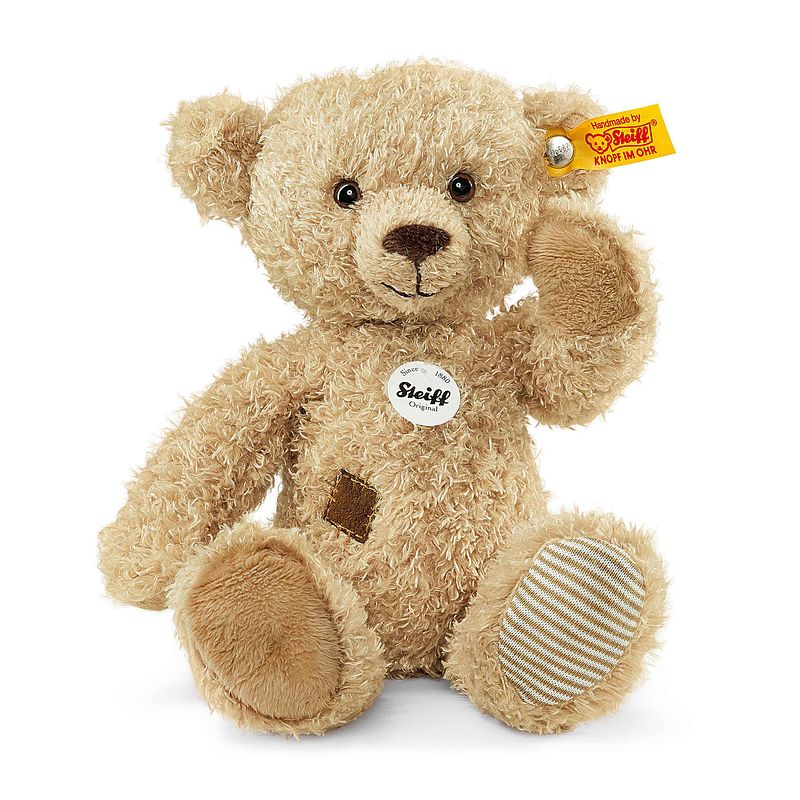 Foto van Steiff knuffel teddybeer theo, beige