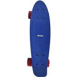 Foto van Move skateboard old school retro 57,5 cm aluminium blauw