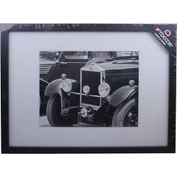 Foto van Giftdecor fotolijst oldtimer 43 x 33 cm hout zwart/wit