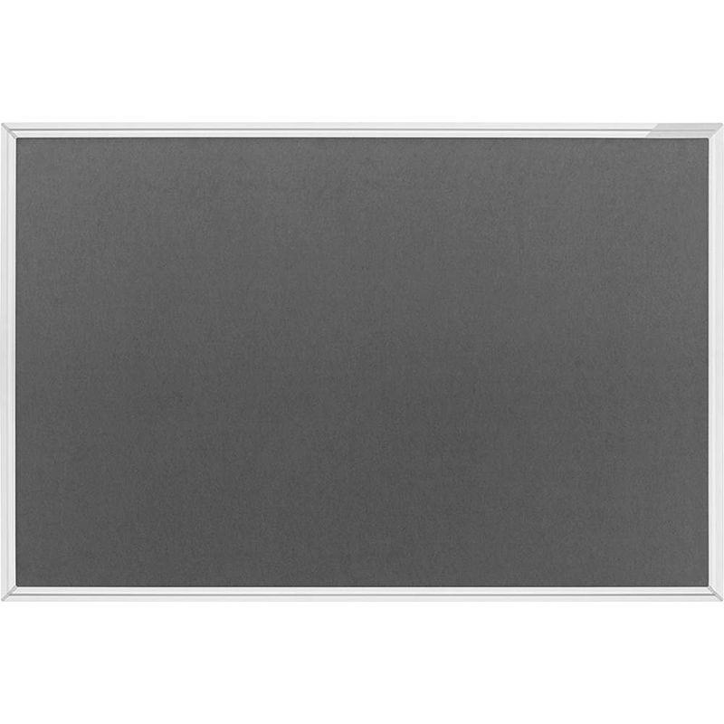 Foto van Magnetoplan 1460001 prikbord koningsblauw, grijs vilt 600 mm x 450 mm