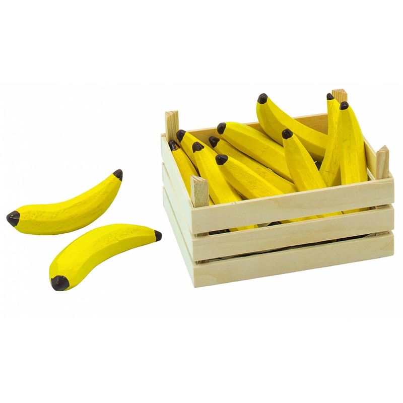 Foto van Houten bananen in kist