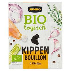 Foto van Jumbo biologisch kippen bouillon 6 stuks 60g