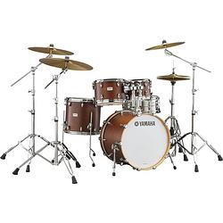 Foto van Yamaha tour custom tmp2f4 chocolate satin 4-delige shellset