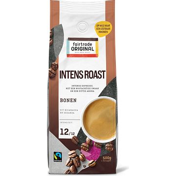 Foto van Fairtrade original intense roast bonen 500g bij jumbo