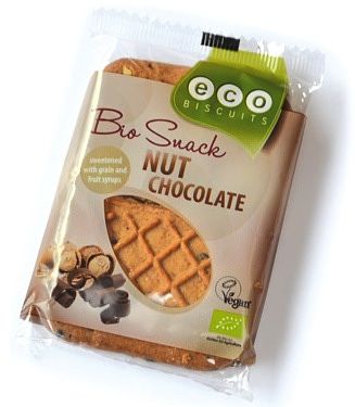 Foto van Eco biscuit nut chocolate bio snack 45gr