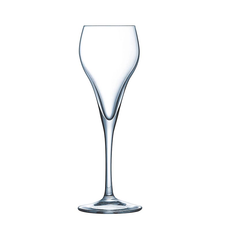 Foto van Vlak glas voor champagne en cava arcoroc brio glas 6 stuks (95 ml)