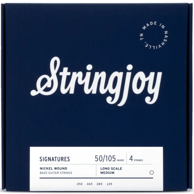 Foto van Stringjoy signatures b4l medium 50-105 long scale snarenset voor elektrische basgitaar