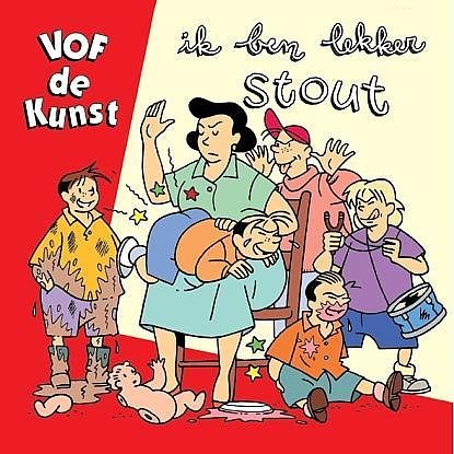 Foto van Op deze cd weer veel liedjes van vof de kunst. o.a. ik ben lekker stout, het huis van klaas en woutertje, de andere schoen, de geit van dokter sanders