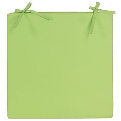 Foto van Stoelkussen voor binnen en buiten in de kleur groen 40 x 40 cm - sierkussens