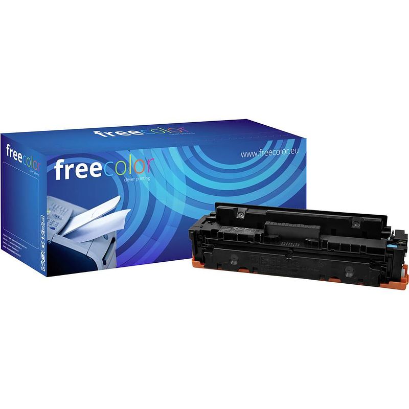 Foto van Freecolor toner vervangt canon 1253c002 cyaan 5000 bladzijden lbp650c-hy-frc