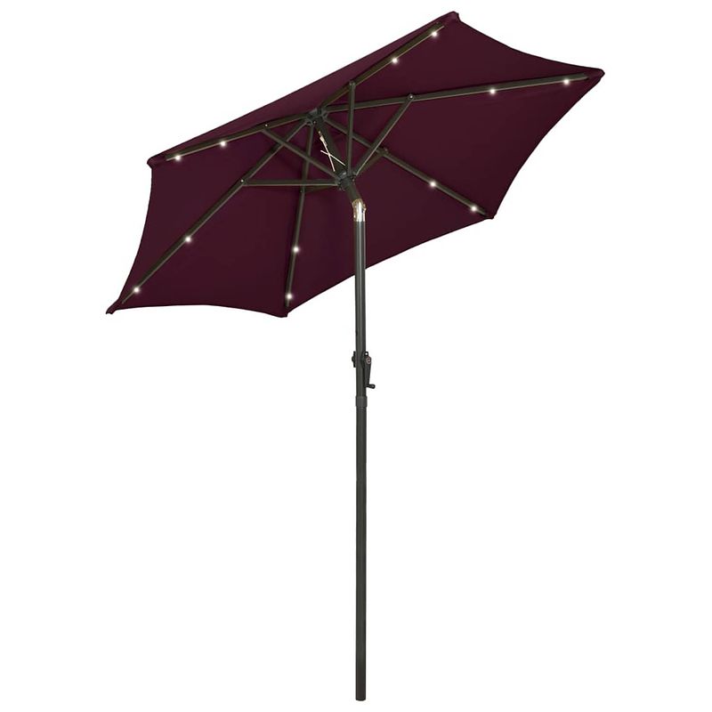 Foto van The living store parasol elegant - uv-bescherming - inklapbaar - aluminium - 200x211cm