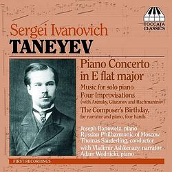 Foto van Sergei taneyev: piano concerto music for solo piano - cd (5060113440426)