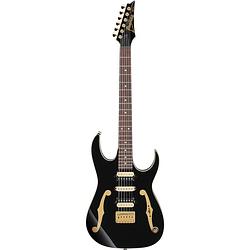 Foto van Ibanez pgm50 premium paul gilbert black signature elektrische gitaar met gigbag