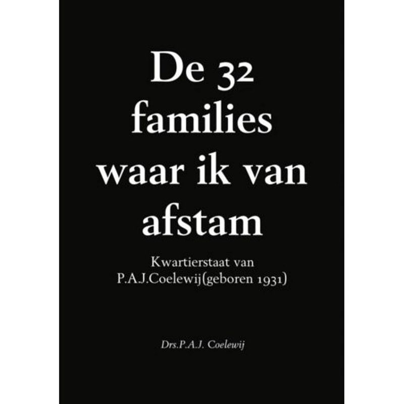 Foto van De 32 families waar ik van afstam