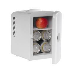Foto van Denver mini koelkast - kleine koelkast 4l (6 blikjes) - 12v auto aansluiting - 240v - koelen-verwarmen - mfr400 - wit
