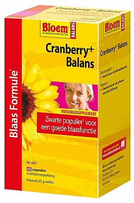 Foto van Bloem cranberry+ balans capsules 60st