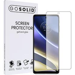 Foto van Go solid! screenprotector voor motorola moto g52 gehard glas