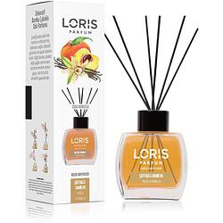 Foto van Loris - parfum - geurstokjes - huisgeur - huisparfum - peach & vanilla - 120ml