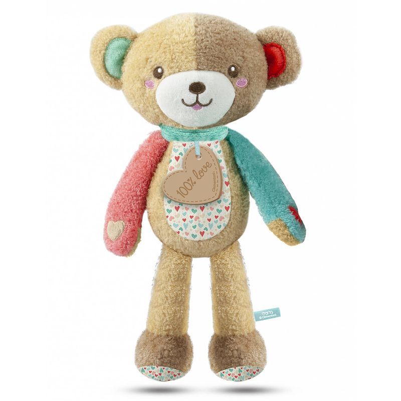 Foto van Clementoni knuffelbeer play with me bruin 32 cm pluche bruin