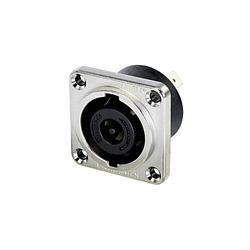 Foto van Neutrik nlt8mpxx luidsprekerconnector flensbus, contacten recht aantal polen: 8 zwart, zilver 1 stuk(s)