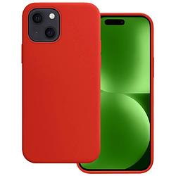 Foto van Basey iphone 15 hoesje siliconen back cover case - iphone 15 hoes silicone case hoesje - rood