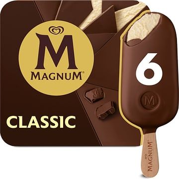 Foto van Magnum ijs classic 6 x 110ml bij jumbo