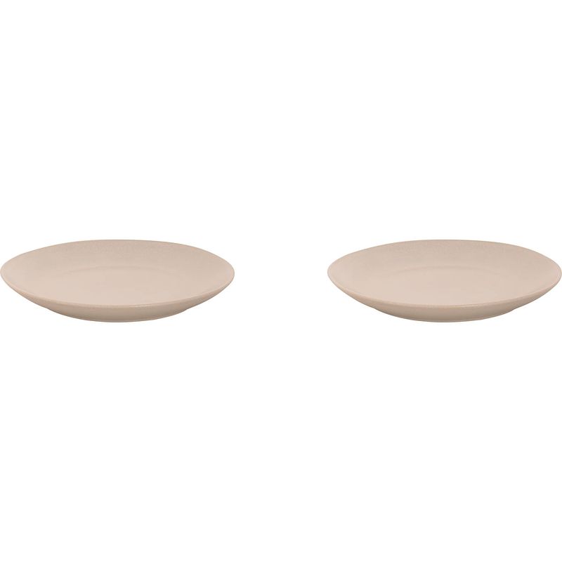 Foto van Mammoet bord spirit 21.5 cm wit stoneware 2 stuk(s)